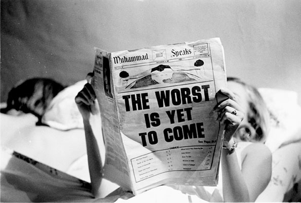 inneroptics:Steve SchapiroThe Worst is Yet to Come, New York, c. 1968