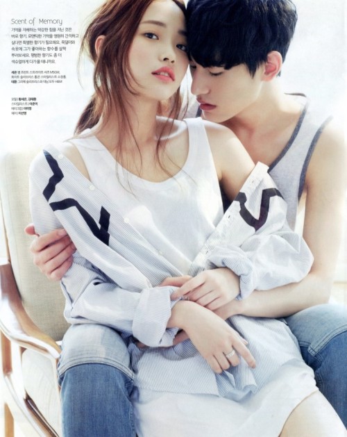 koreanmodel: Seon Hwang and Kim Taehwan by Lee Sujin for Ceci Korea May 2014