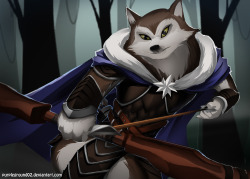 mimiklittlecorner:  huntress wolf from Armello