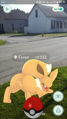 thefireboundmage:Screencap provided by: @thejester237 Catch that eevee!  X3 Oh myyyy~