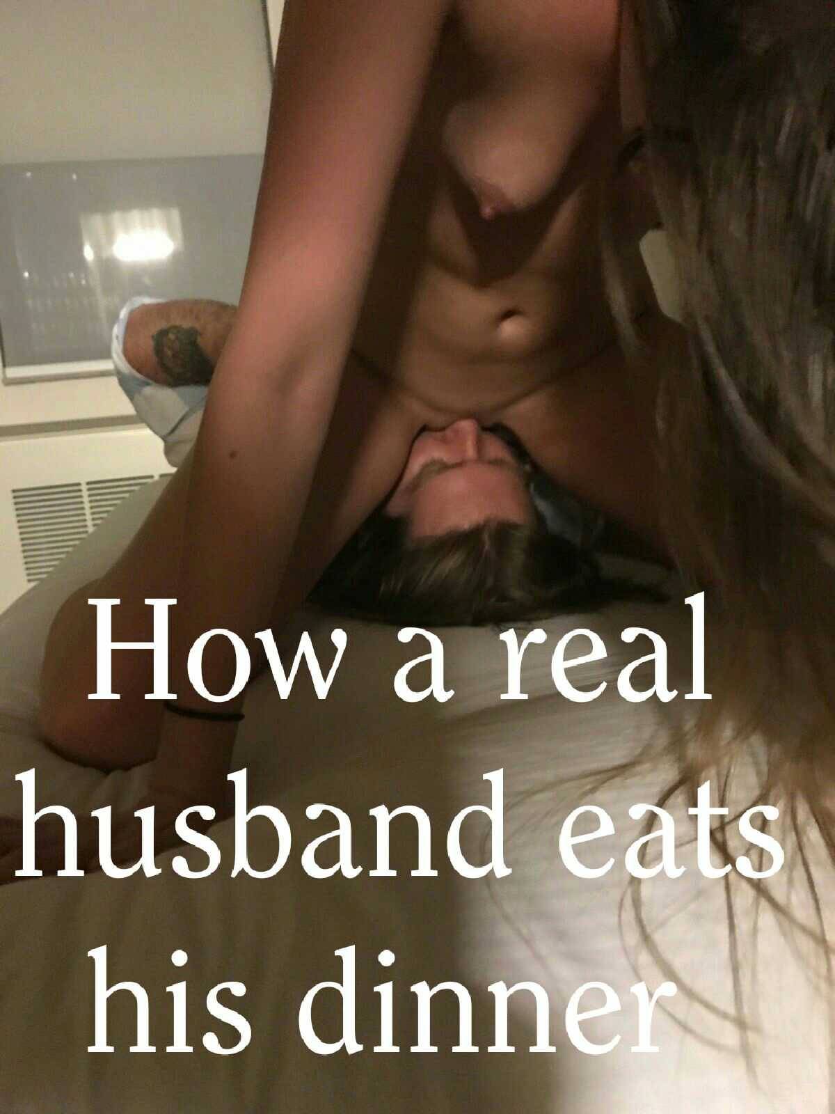 pghhotwife1517:  Eating my wife’s fresh filled hole. Her bull loved taking this