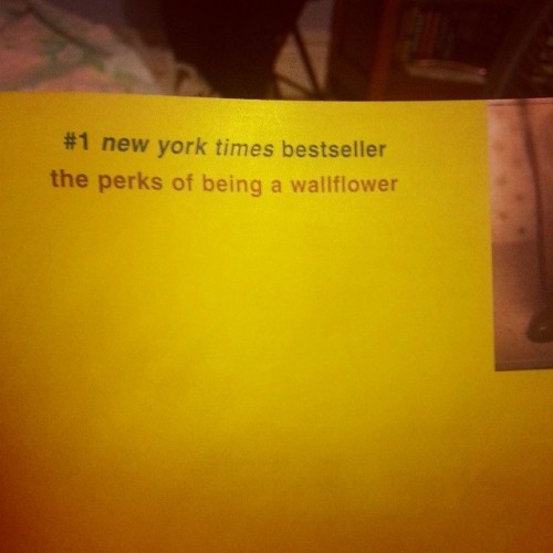 Why did I wait so long to read this book? Loved it! If you haven’t read it go read it! “….. And I was really there.  And that was enough to make me feel infinite.” #theperksofbeingawallflower #books #reading #ohbookshowilovethee