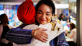 elektranatchyos:  fangirl challenge - [9/50] romantic relationships ♡ kat and adena“What I really wanted to say was was just how amazing you are. You’re courageous and thoughtful and honest, and you’re the only person I’ve ever met who, you