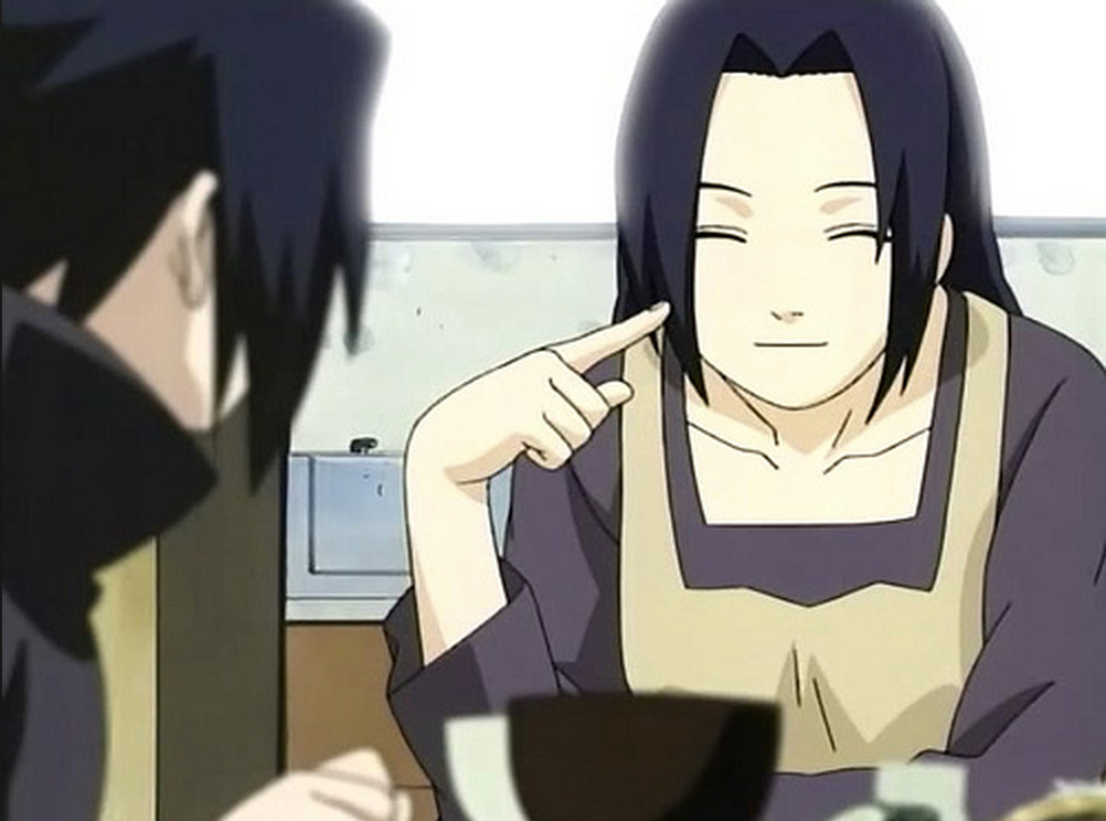 kimonomoon:  Sasuke in Protective Father mode demanding in anger where his is daughter