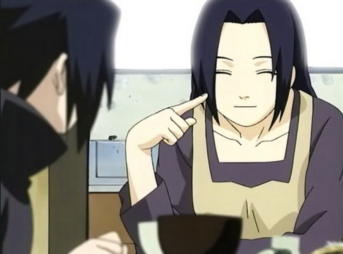 kimonomoon:  Sasuke in Protective Father porn pictures