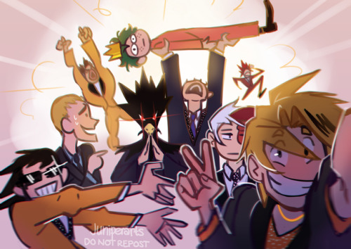 juniperarts - The bnha kids have a Homecoming/Prom and Deku and...