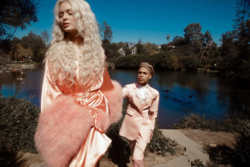 limonadaroja: Zara Larsson and Brian Whittaker for Paper Magazine by Charlotte Rutherford 