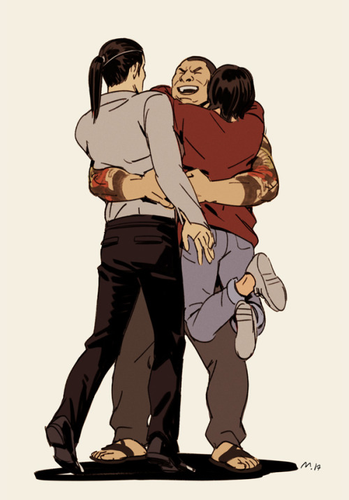 rennerei:Majima, Lee & Makoto