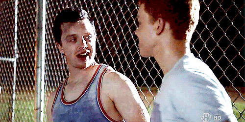 :  Mickey + not being able to control his tongue in Ian’s presence 〜(• ε