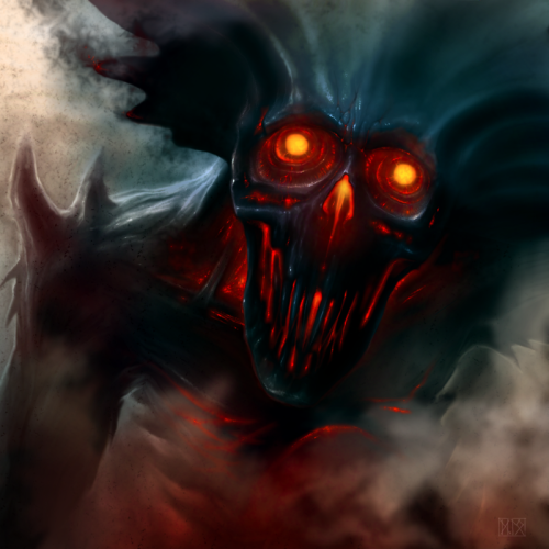 quarkmaster:  Erebus by dloliver “Not Chaos, notThe darkest pit of lowest Erebus,Nor aught of blinder vacancy, scooped outBy help of dreams—can breed such fear and aweAs fall upon us often when we lookInto our Minds, into the Mind of Man—My Haunt,