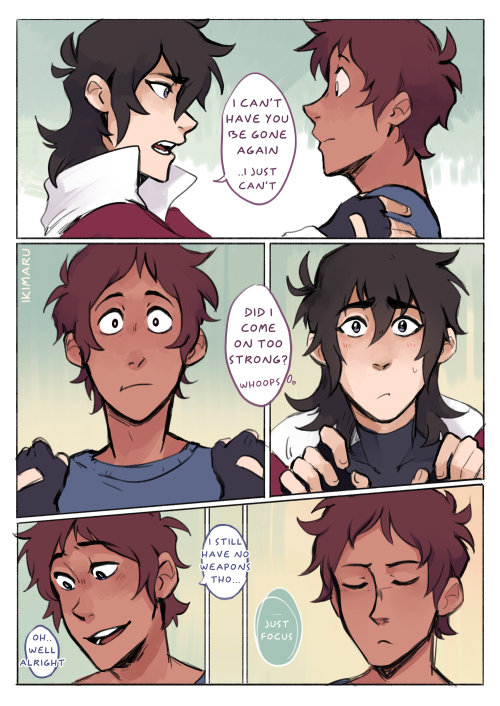   BMF part 6 ft worried Keith and nervous Lance hehe  first | < part 5-2 | to be continued!