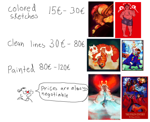 C0MMISSION INFO 2022Message me if you are interested!Reblogs appreciated