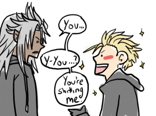 destiny-islanders:  Everyone in the game calls Demyx a wimp, but I know his boss fight has claimed HOURS of our playthroughs, usually resulting in the game over screen where the worlds are decidedly doomed because Sora’s too embarrassed that he couldn’t