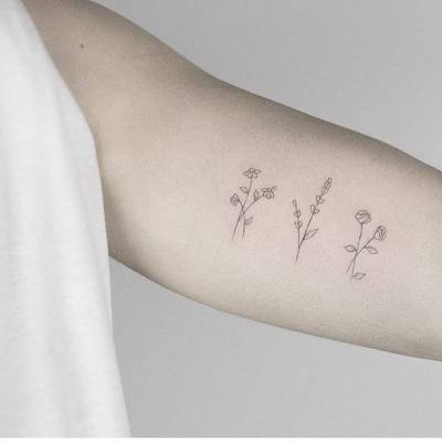 Little-flowers-for-raquel-thanks-so-much-tattoo - Tumbex