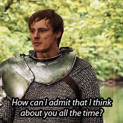 searedontomyhearts:  Merthur AU  Arthur finds it’s not as difficult as he thought to tell Merlin how he feels. Part 1 Part 2 