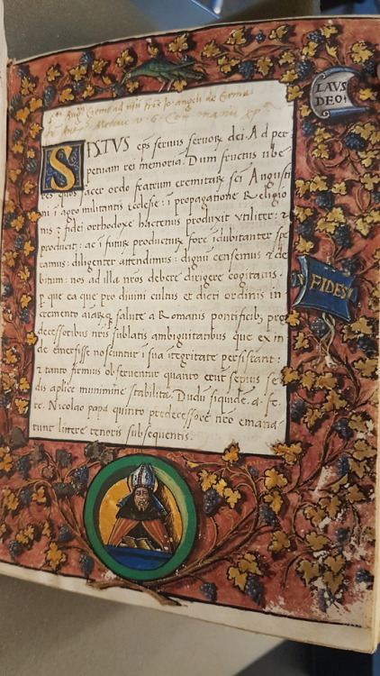 upennmanuscripts:Ms. Codex 85 -[Bullarium Augustinianum]This manuscript features a collection of pap