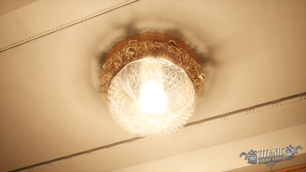 magnificenttitanic:    Titanic: Honor and Glory - Demo 3 - Light Fixtures Titanic