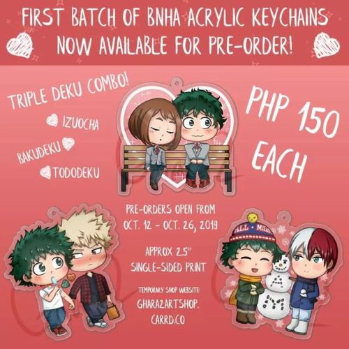 Just in time for the latest season, pre-orders for the first batch of BNHA Ship Acrylic Keychains ar