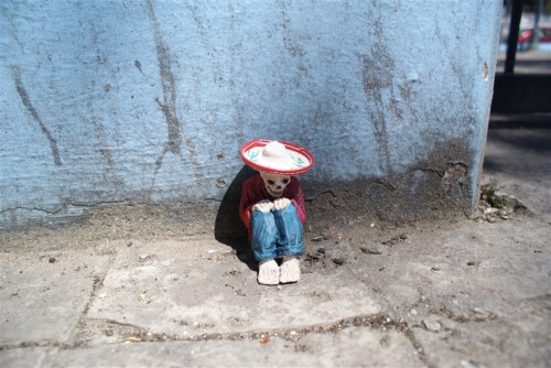 asylum-art:  Isaac Cordal - Cement Eclipses. Chiapas, Mexico. 2013 artisr on tumblr Isaac Cordal was in Mexico last year where he could give some new perspectives to his project Cement Eclipses. The Spanish artists so get inspired by the local folklore