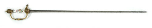 art-of-swords:  Child’s Smallsword Dated: circa 1750 Culture: German Medium: steel, enamel  Source: Copyright © 2014 The Fitzwilliam Museum, University of Cambridge, UK 