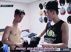 dis-possessed-deactivated201309:  seunghoon accidentally buys briefs instead of boxers for his team | win: who is next, ep. 3, 130906 