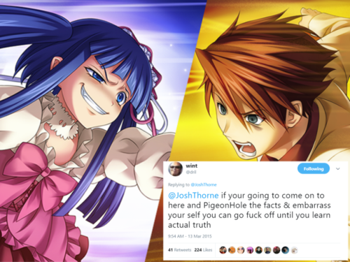 Umineko Dril Tweets: Part FourPart one.  Part two. Part three. Catch them all at seadrils on twitter