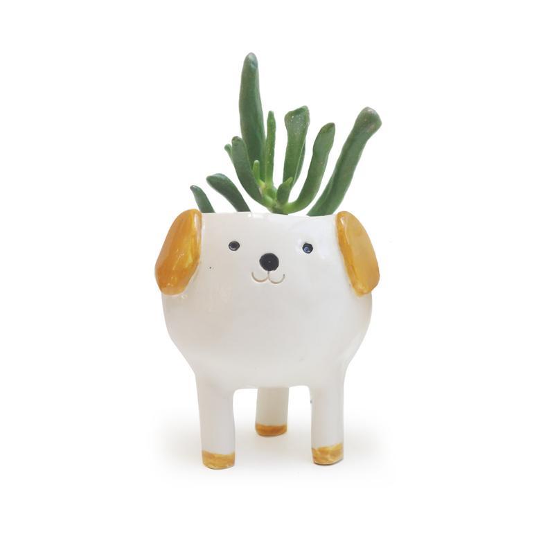 Cute Dog Planter
by

MinkyMooCeramics