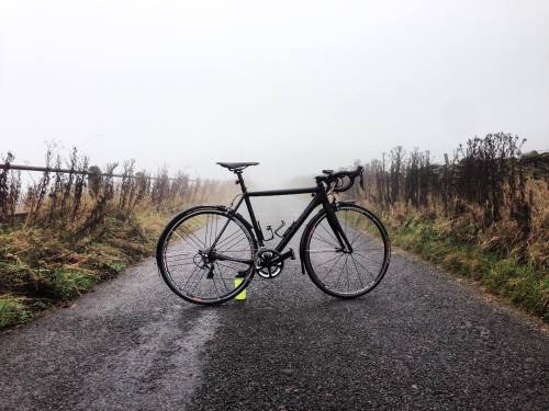 cccycle:  Our Cannondale Caad10 fully kitted up to face the British winter.