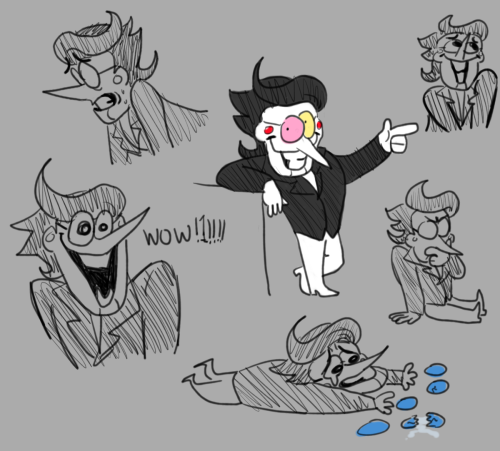 Doodle page 4 and 5 of Spamton, where I finally started to get a good feel for him!! This was when I