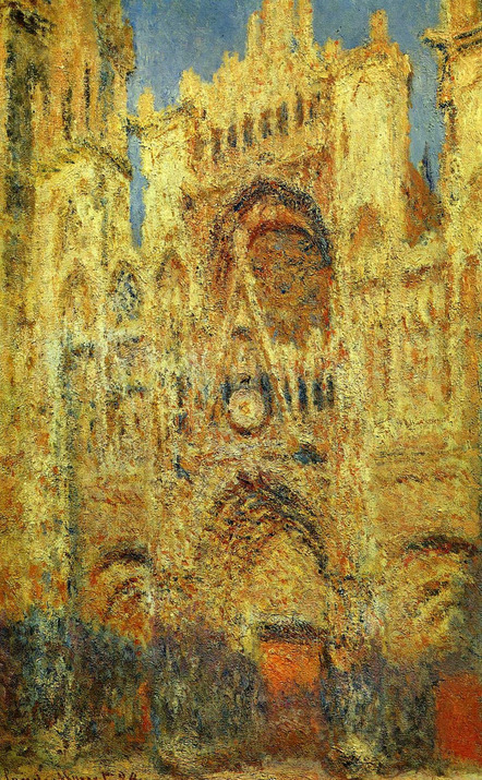 musthavechaos: Rouen Cathedral (Series) | 1892-1894 | Claude Monet Rouen Cathedral (Series) | 1969 |