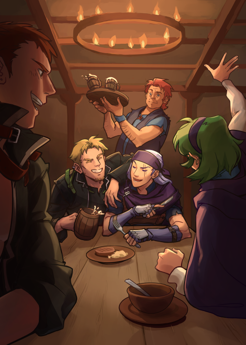 fortegrace:The good ol’ days…My full piece for @fe-daggers!