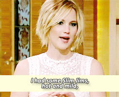 jenniferlawrencedaily:  What do you do as you’re sitting there [at the Oscars]