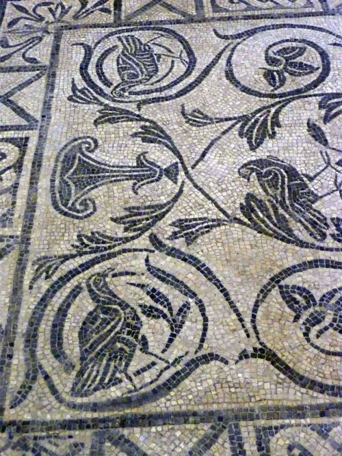 Palazzo Massimo - animal mosaics1  Calendar mosaic, detail2  Santa Saba Nile mosaic (2nd century CE)