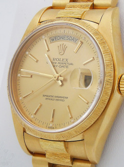 freshkings:  Rolex Oyster  Day-Date Bark