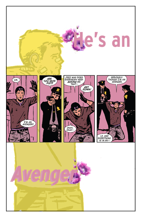larsondanvers: You cowboy around with the Avengers some. Guys got, what, armor. Magic. Super-powers.