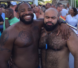 blkbugatti:  daaaaaaaaammm him on the left…THICK,Bearded &amp; Sexy!