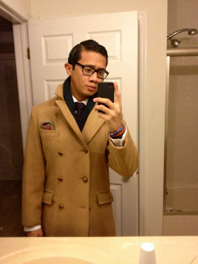 wisith:  Adrian Beraquit, also known by his screen-name “Pinoy732” on NT, is the most dapper gent I know at the age of 21.  He does not spend tons of money on clothes, but rather has a fine eye for versatile pieces and acknowledges that a good tailor