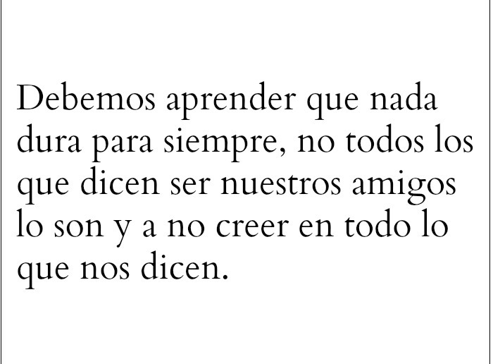 * Be different