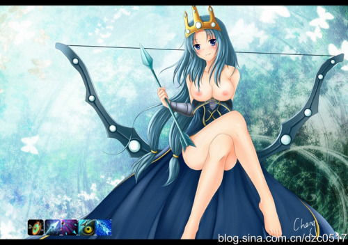 sexybossbabes:  LEAGUE OF LEGENDS BABE ASHE // SEXYBOSSBABES // source: lolhentai.net // #HENTAI