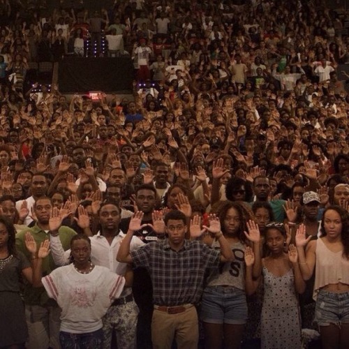 postwhitesociety: teethagoddess: We at Howard University stand in solidarity with Ferguson. Even our