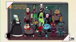 crystalitar:  Picture of other villains(?) AND WAIT A MOMENT IS THE GUY WITH THE BIN ON HIS HEAD FLUG?
