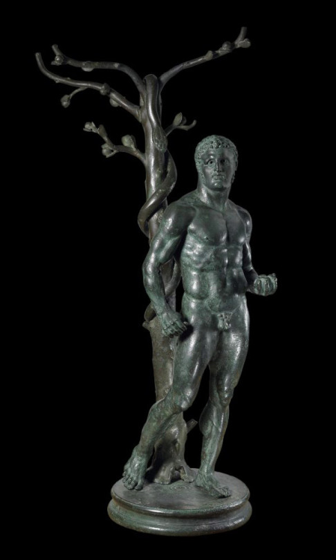 britishmuseum:  ‘Even by the look of him it was plain that he was a son of Zeus, for his body measured four cubits, and he flashed a gleam of fire from his eyes; and he did not miss, neither with the bow nor with the javelin.’Pseudo-Apollodorus, Library