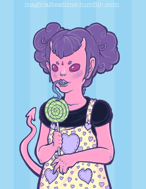 magicalteatime:  More monster girlies! © Jayne Steiger/Magical Tea Time 