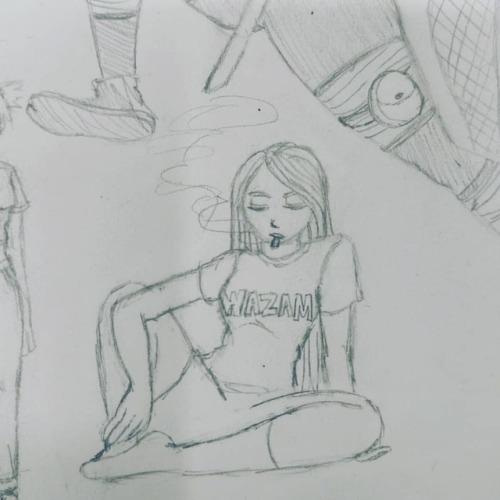 Practicing different poses.❤️ #art #artistsoninstagram #anime #manga #poses #girls #weed www