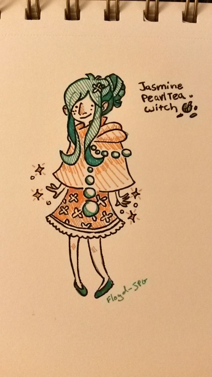 Here goes! I’m gonna try to do a different one of my teas as a witch for every day of inktober.