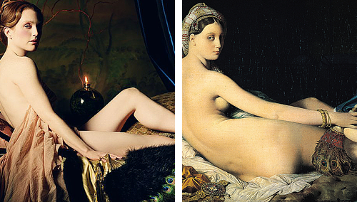 whyamimrpink: marthajefferson:  Julianne Moore as “Famous Works of Art” by Peter