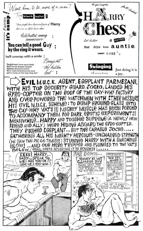 Harry Chess, That Man From A.U.N.T.I.E. 31 - drawn by A. Jay for Drum magazine in the mid 60s. Here 