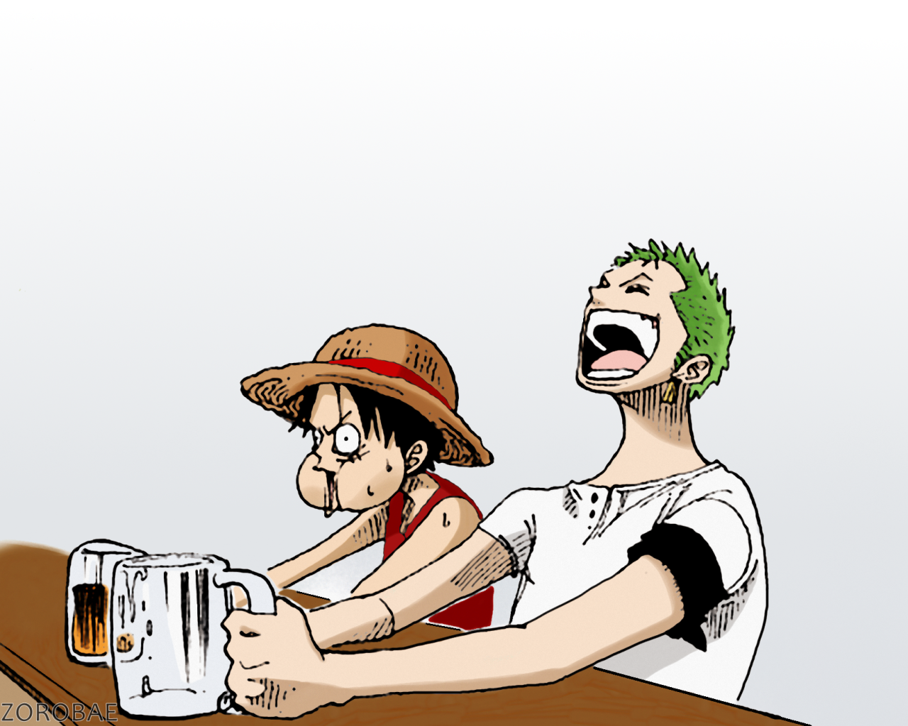 Zoro understands Luffy