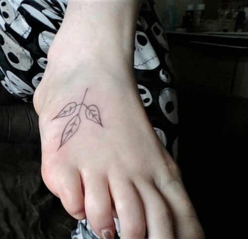 New Tattoo Because I’m not sick anymore and I can [EQUIPMENT]Needles: Pre-sterilized, single u