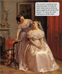 ifpaintingscouldtext:  Henrik Olrik | The Bride is Embellished by her Girl Friend | 1859